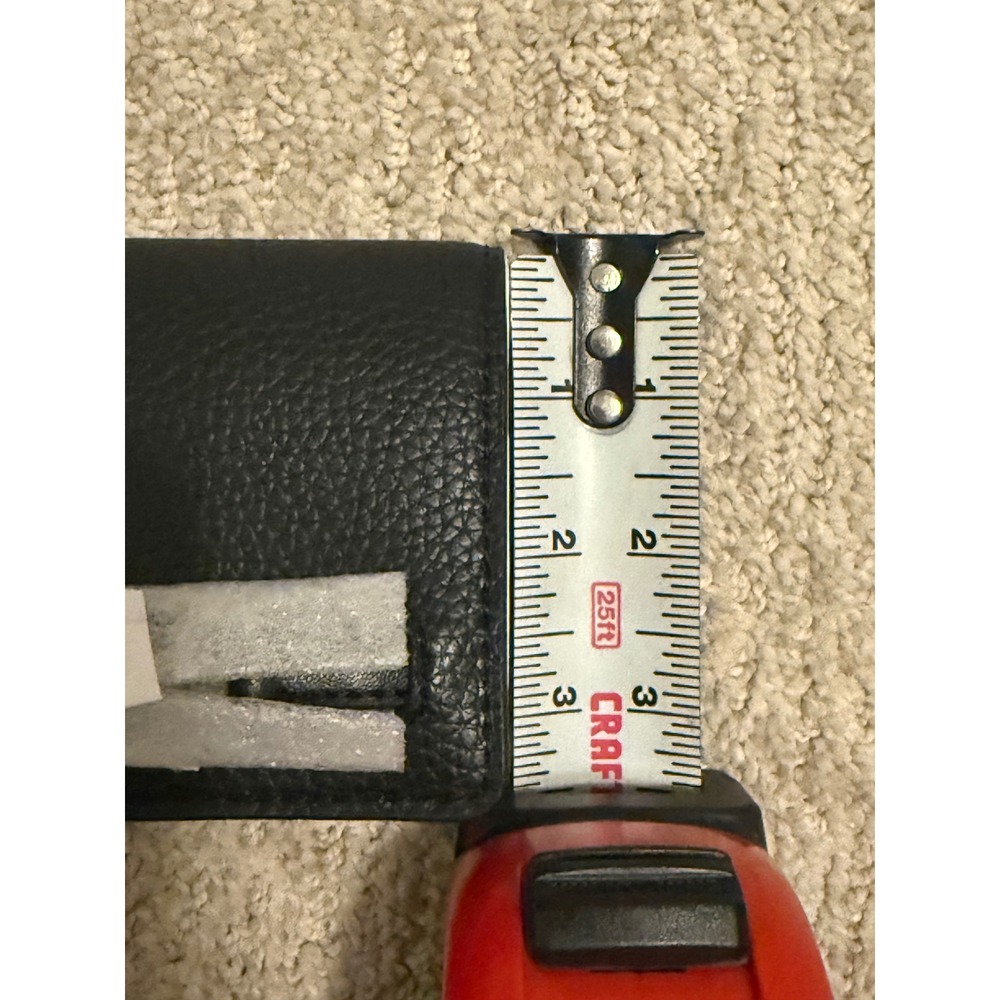 Michael Kors Carson Flap Mini Wallet Black‎ Leather – $178 Value, Yours Cheaper! - Picture 5 of 10